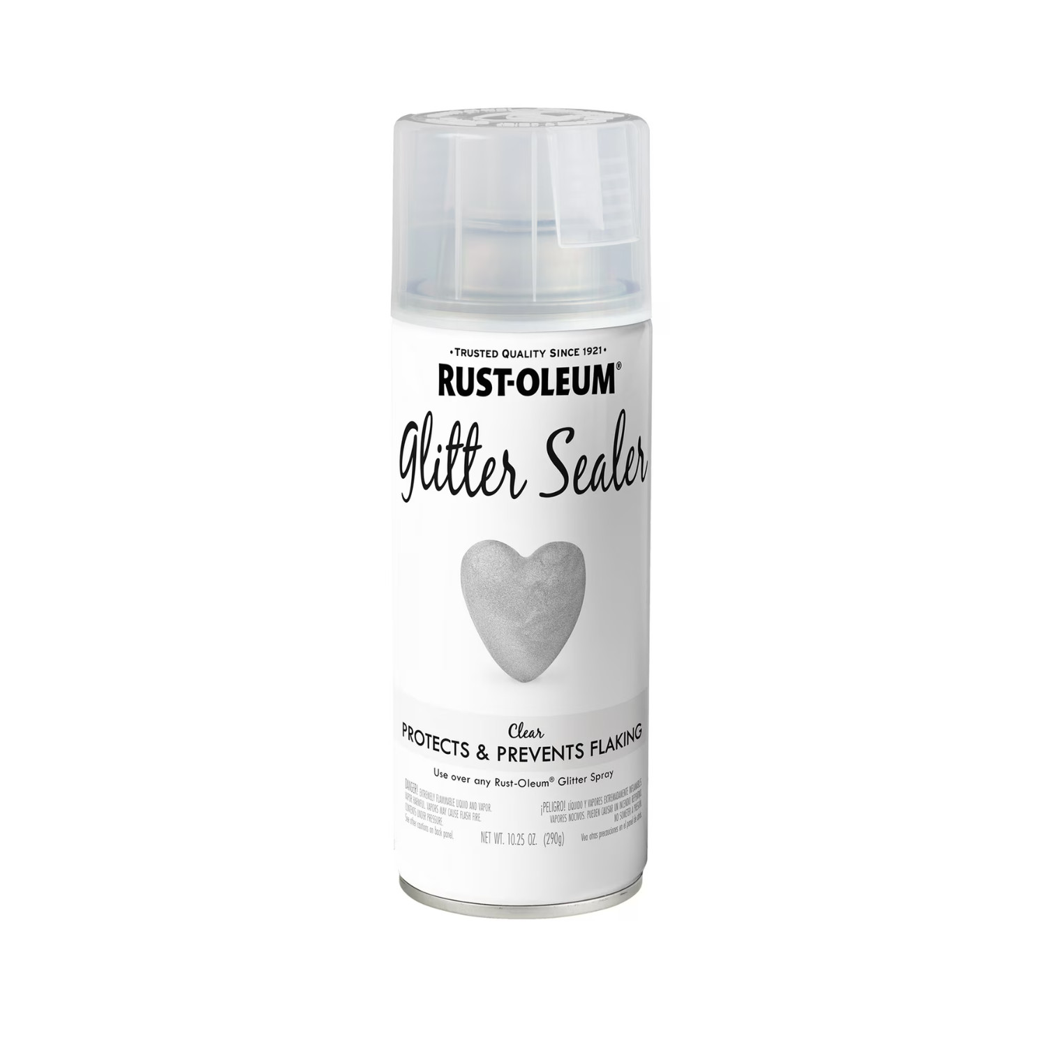(3 pack) Clear Sealer, Rust-Oleum Glitter Spray Paint-267736, 10.25 oz