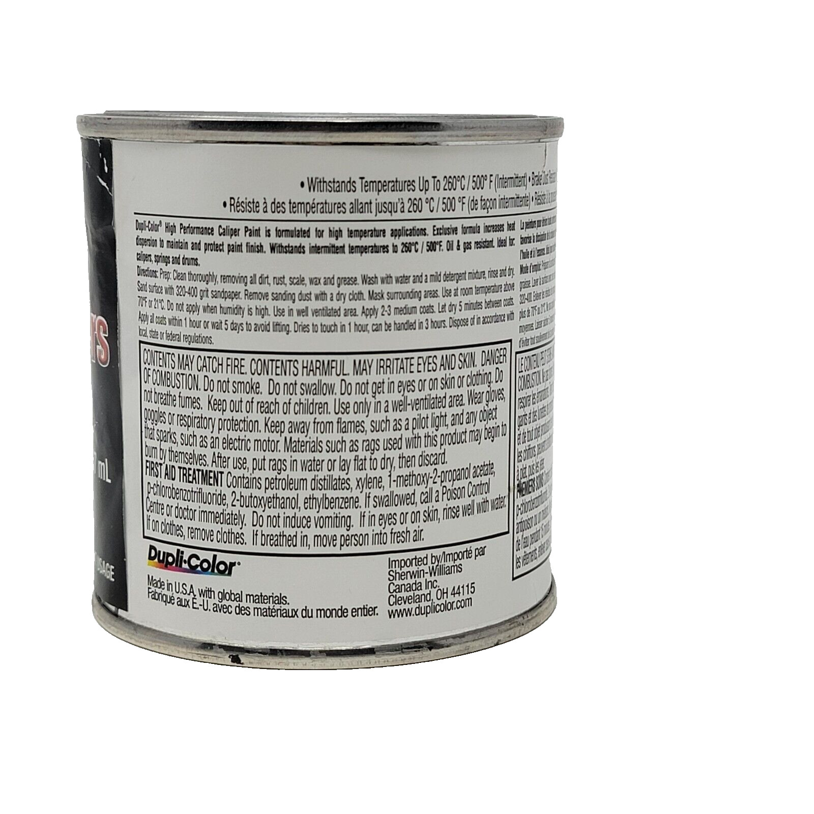 Dupli-Color High Performance Red Caliper Paint with Ceramic 8oz 237mL
