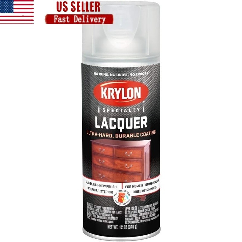 Glow Spray Paint Moisture Resistant Interior Exterior Use Wood Metal Glass 12oz