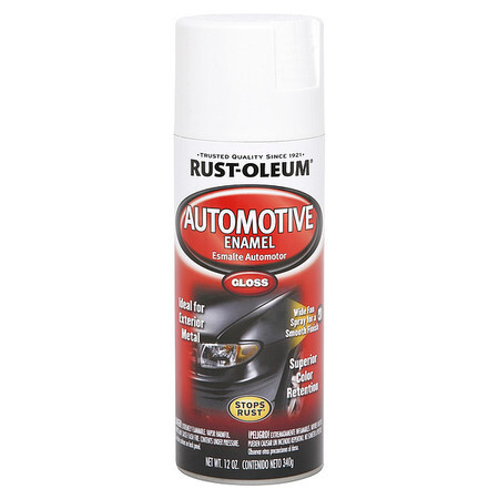 Rust-Oleum 252468 Automotive Enamel,White,12 Oz