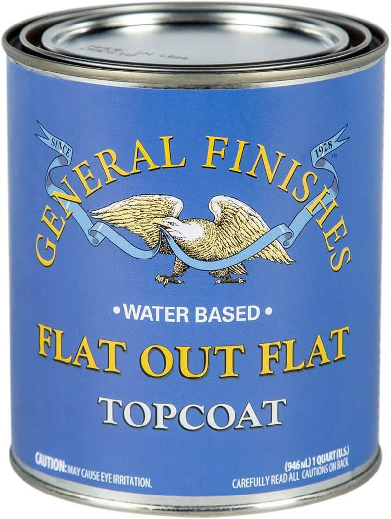 Flat Out Flat Topcoat – Quart Size for a Smooth, Durable Finish