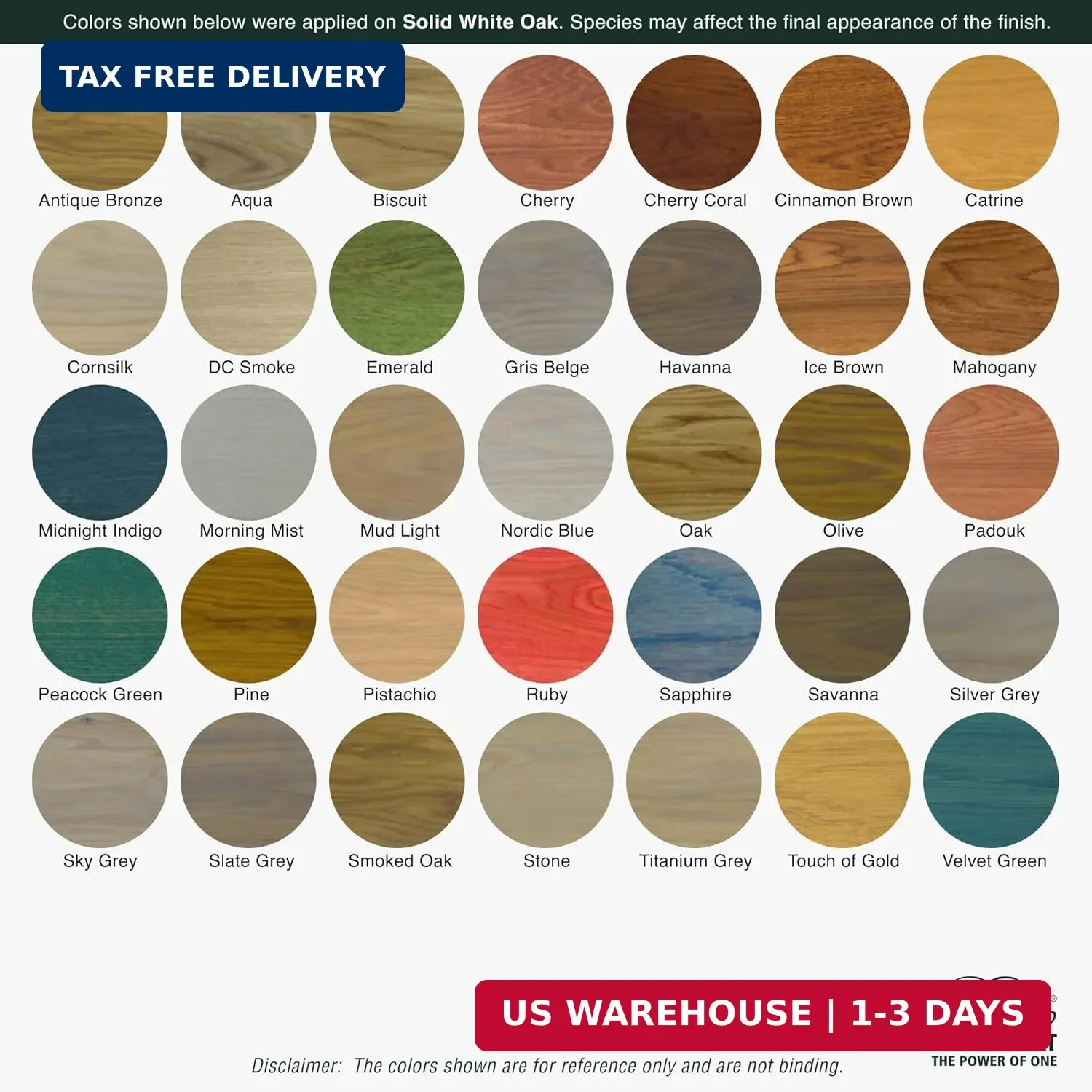 Rubio Monocoat Wood Oil Finish 65 ft² – Pure | Oil Plus 2C | Quick-Dry, Eco-Frie