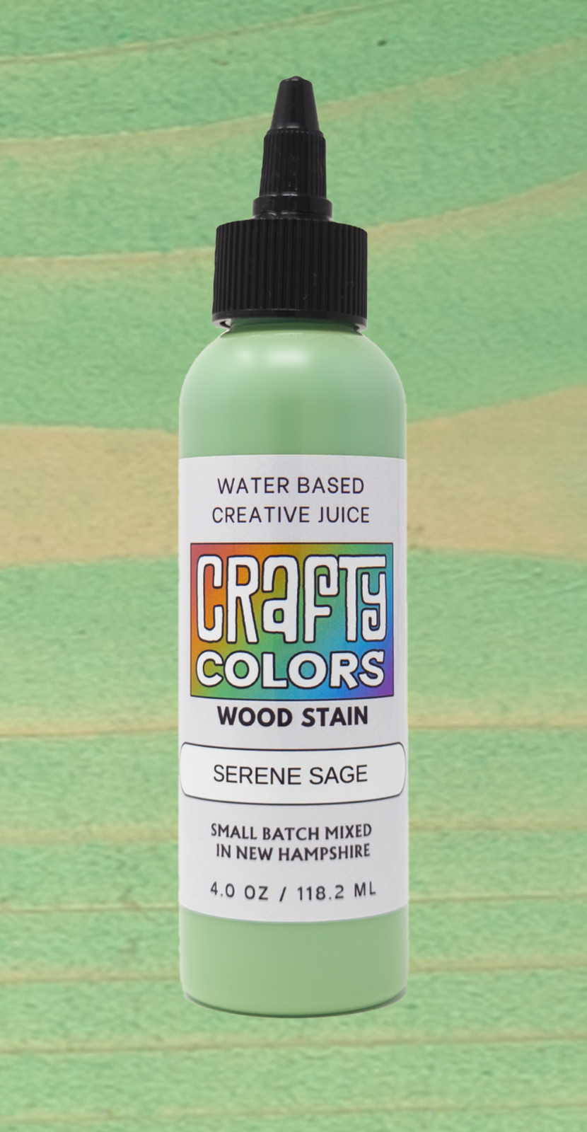Sage Green Wood Stain – Crafty Colors Vibrant Water Based Wood Stains