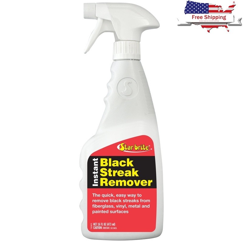 Black Stain Remover Spray Instant Streak Eliminator Boats RVs Household Cleaning