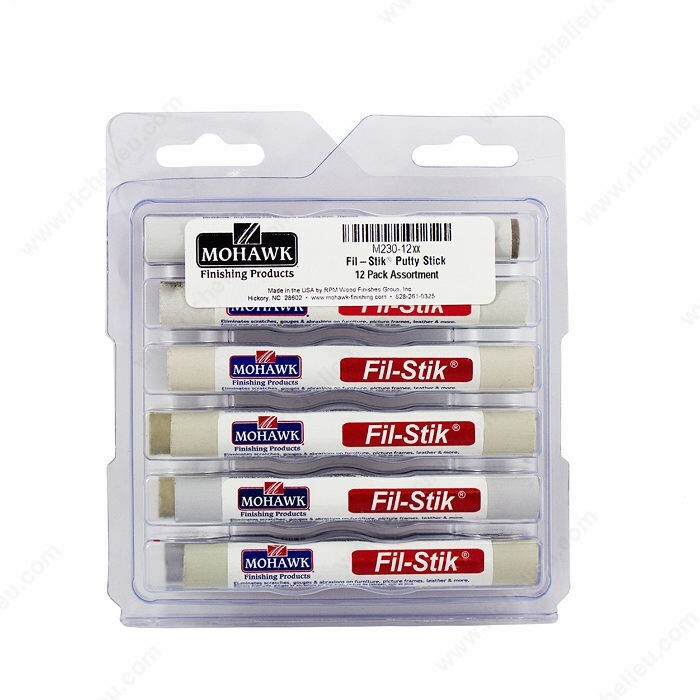 Mohawk Fil-Stik Fill stick 12 Pack Light Gray Assortment M230-1230