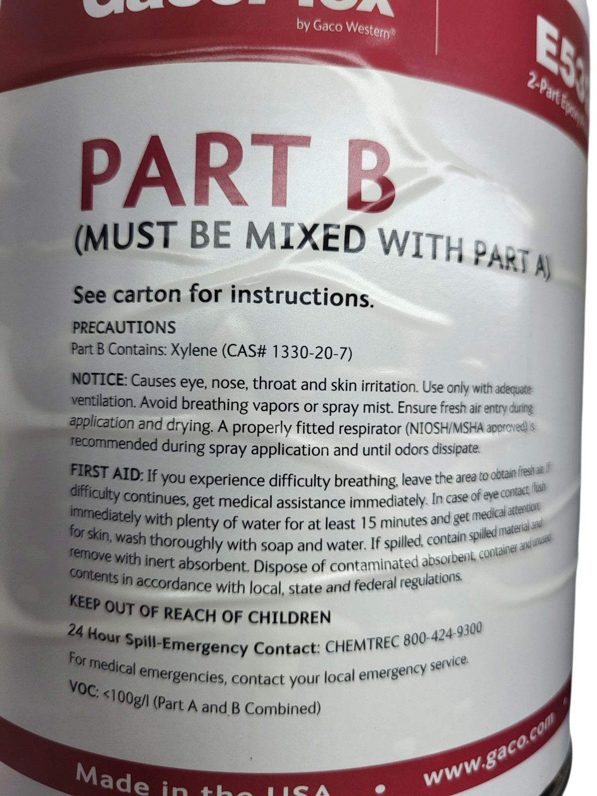 Roof Primer GacoFlex E5320 Kit, Epoxy 2 gallon Epoxy 400′-500′ coverage