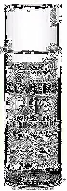 13-oz. Zinsser Covers Up Stain Sealing Ceiling White Paints Spray [Set of 6]