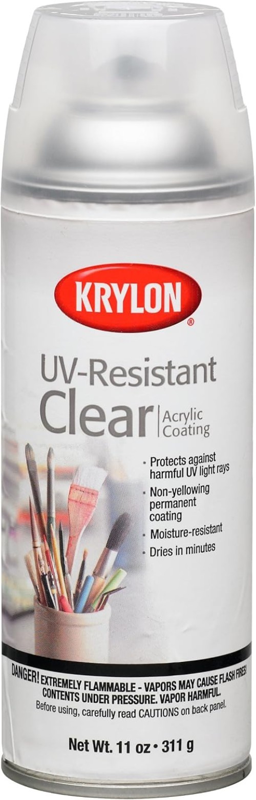 Clear Gloss UV-Resistant Aerosol Coating Spray – 11oz for Lasting Protection