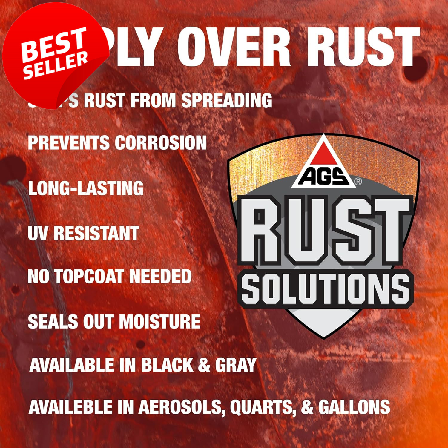 Rust Spray Paint 14oz Matte Black Finish for All Surfaces Weather Resistant – US