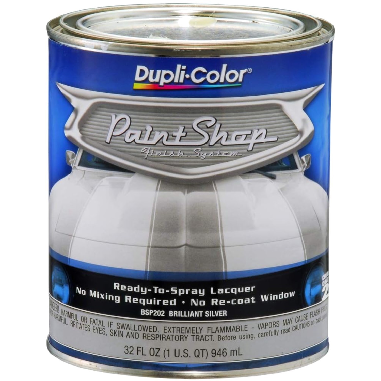 Pre-Reduced Automotive Paint – Silver Metallic