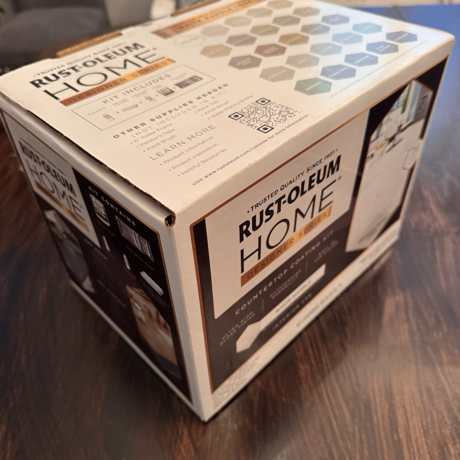 Rust-Oleum HOME Designer Series White Marble Countertop Coating Kit NEW SEALED