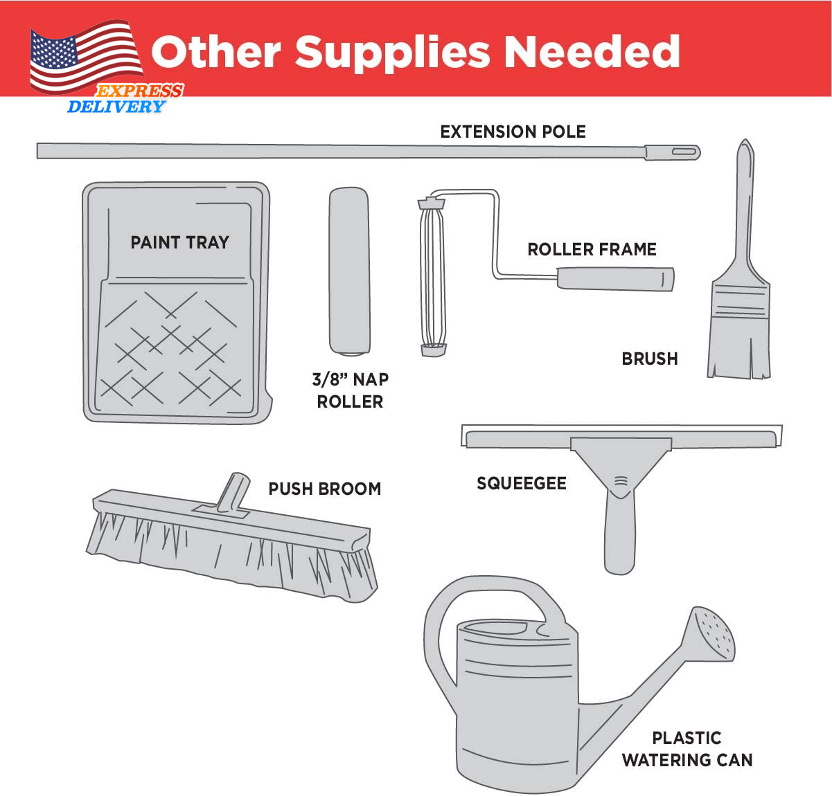 365186 EPOXYSHIELD Garage Floor Coating Kit 2.5 Car Gloss Dark Gray