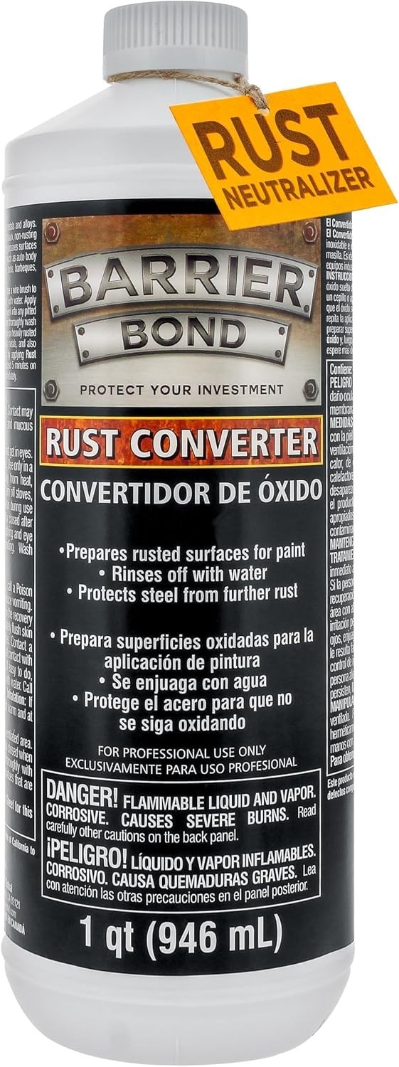 Transform Rust & Protect Metals with Barrier Bond 1-Quart Primer for Home & Auto