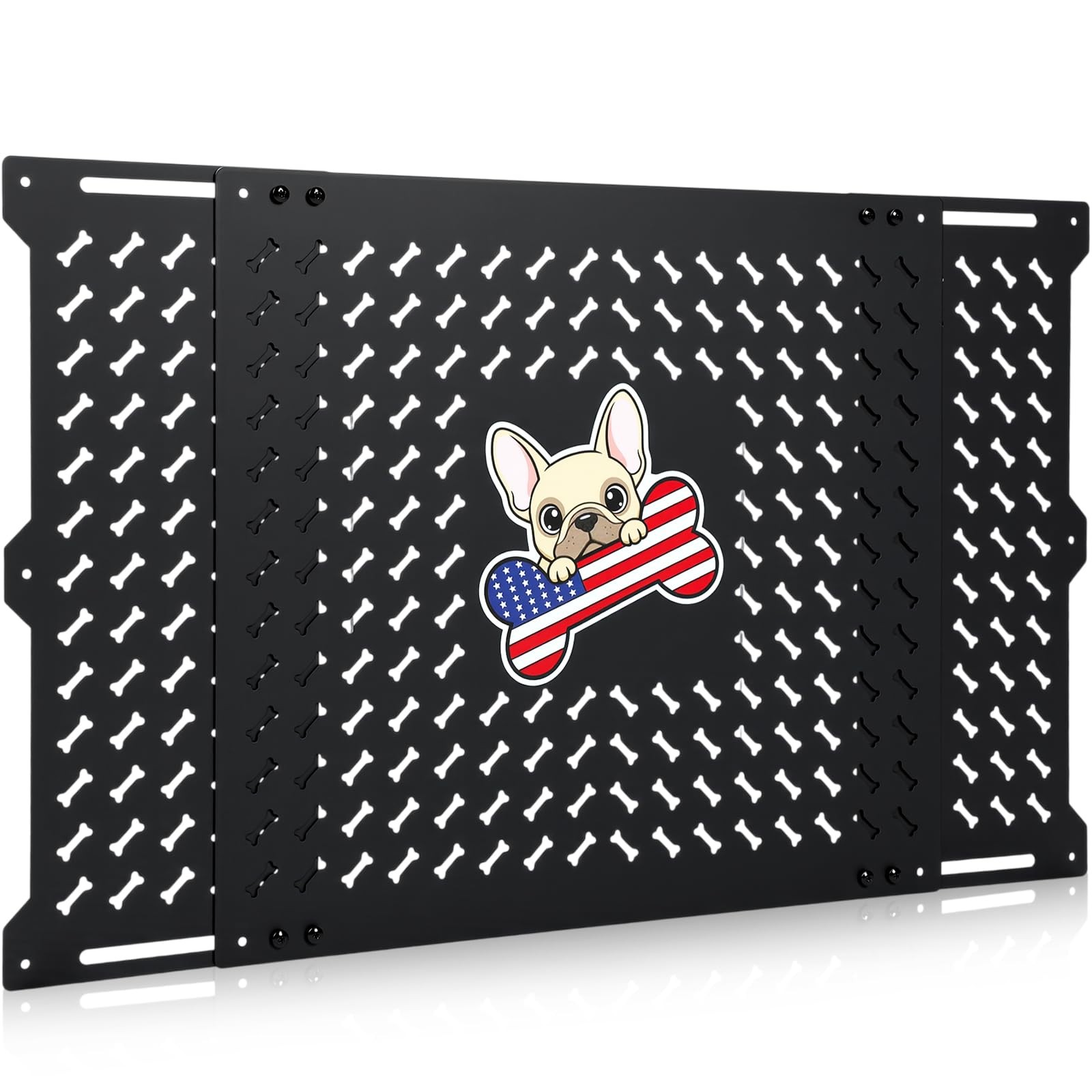 20″ Adjustable RV Screen Door Protector for Dogs Aluminum, Fits 22″-31.5″ Doors