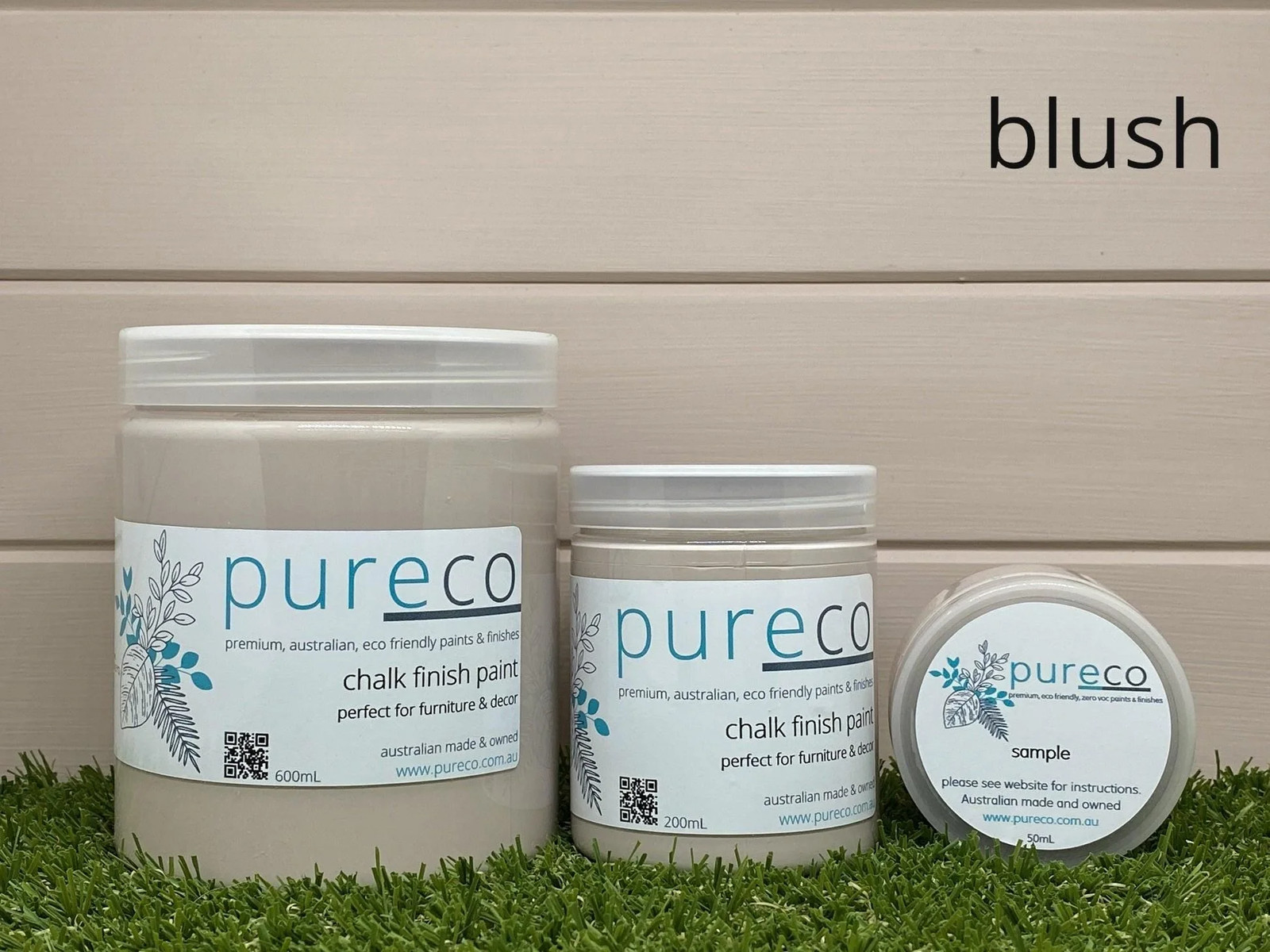 BLUSH | Pureco Paints USA | subtle pink | Chalk Finish Paint | Furniture Paint