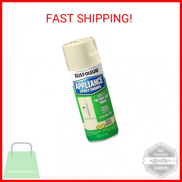 Rust-Oleum 210372 Specialty Appliance Epoxy Spray Paint, 12 oz, Biscuit