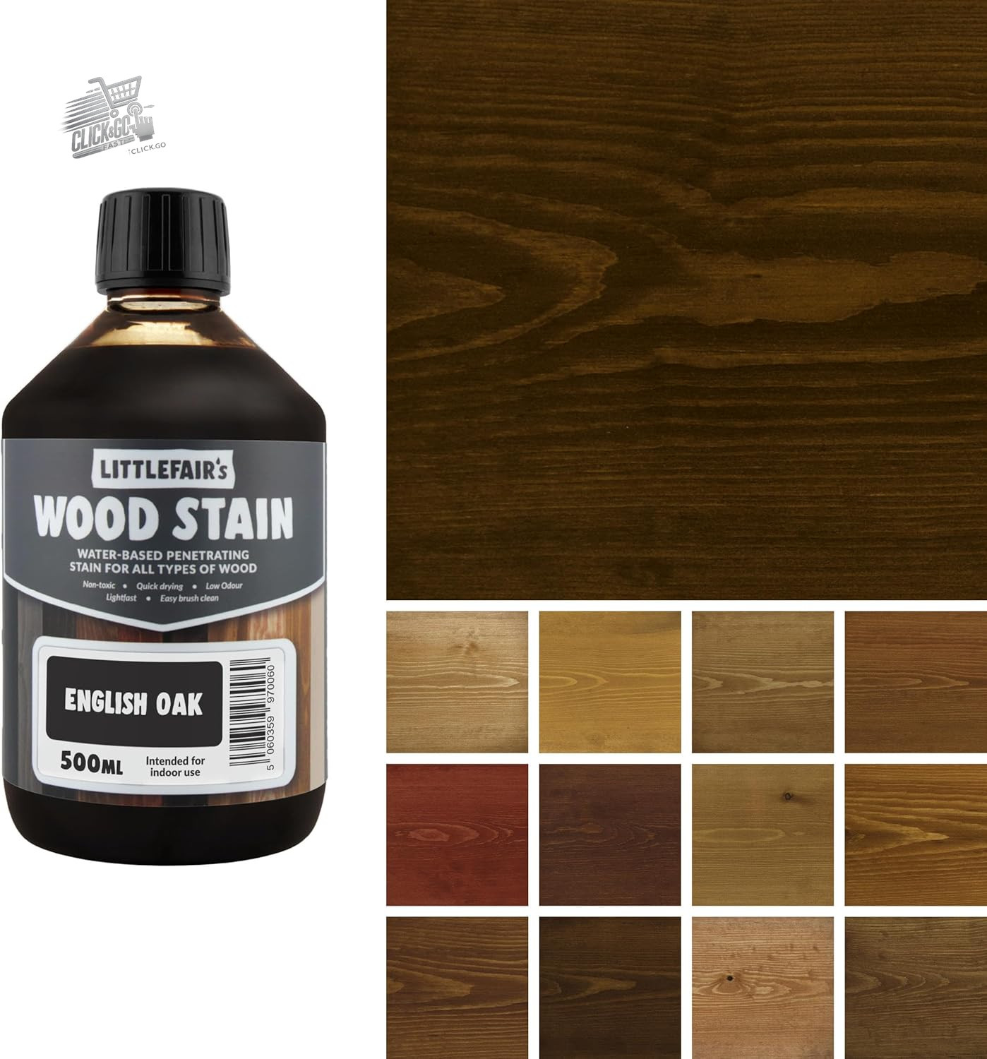 Littlefair’S Traditional Range, Water Based Wood Dye, Eco-Friendly »
