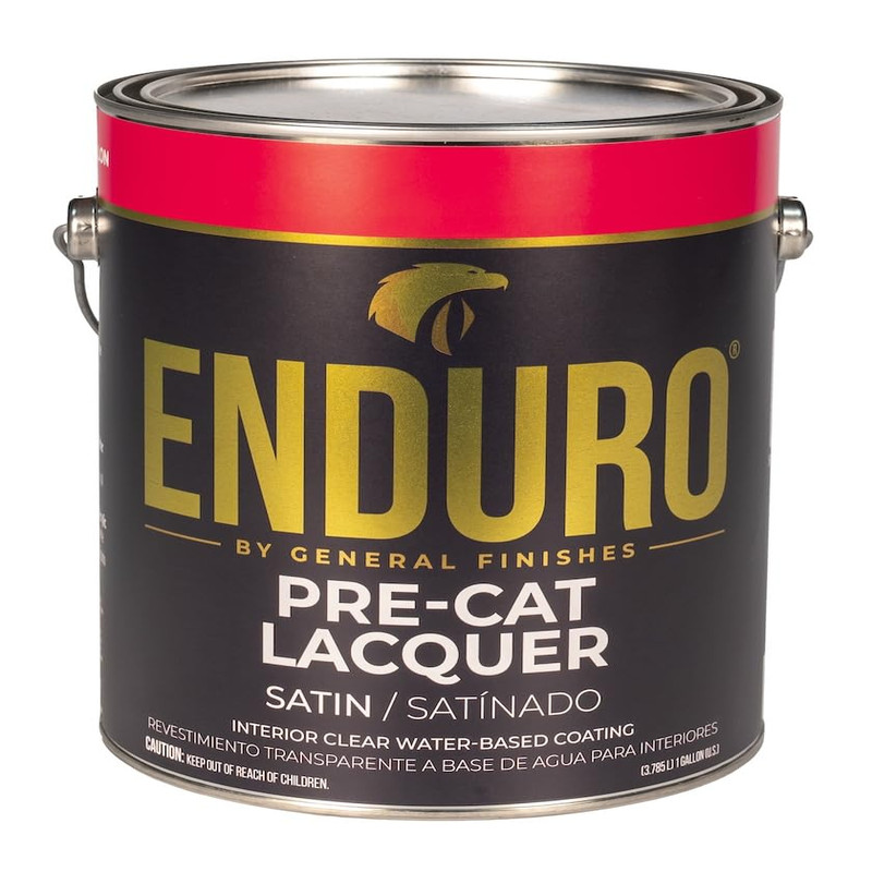 General Finishes Enduro Pre-Cat Lacquer 1 Gallon Satin