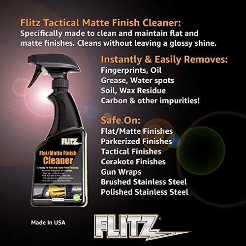 Flat Matte Finish Cleaner – 16oz Bottle of USA-Made Vinyl 16 Fl Oz (Pack of 1)