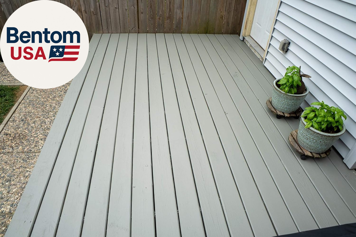 #1 Deck Premium Advanced Solid Color Outdoor Wood Stain and Sealer in One – Wate