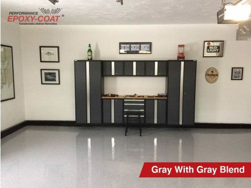“GOOD” Half Epoxy Floor Coating Kit 250 sq. ft. 9.7 mil with 1/4″ flake