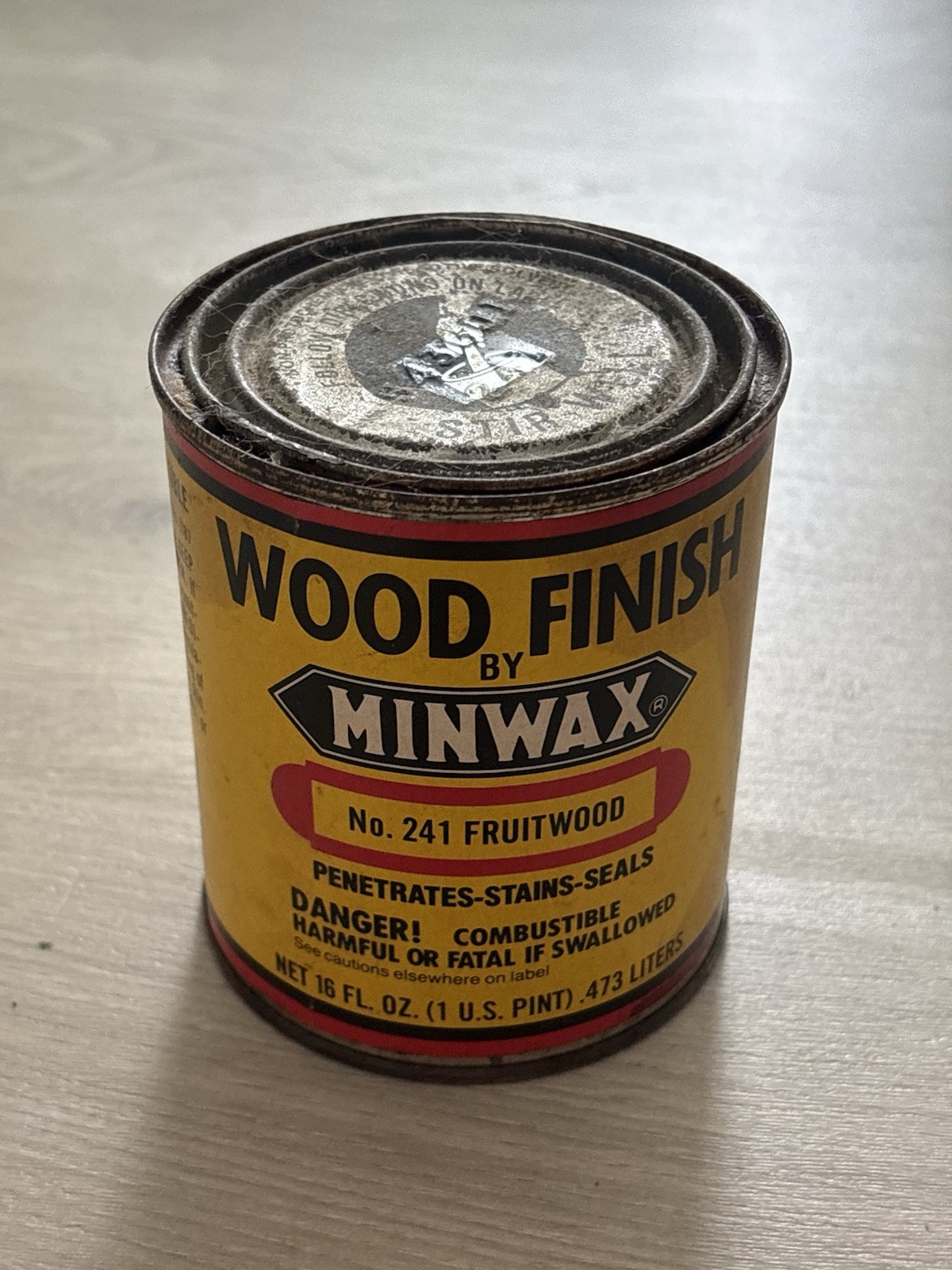 NEW Vintage Wood Finish By Minwax No. 241 Fruitwood (1 U.S Pint )
