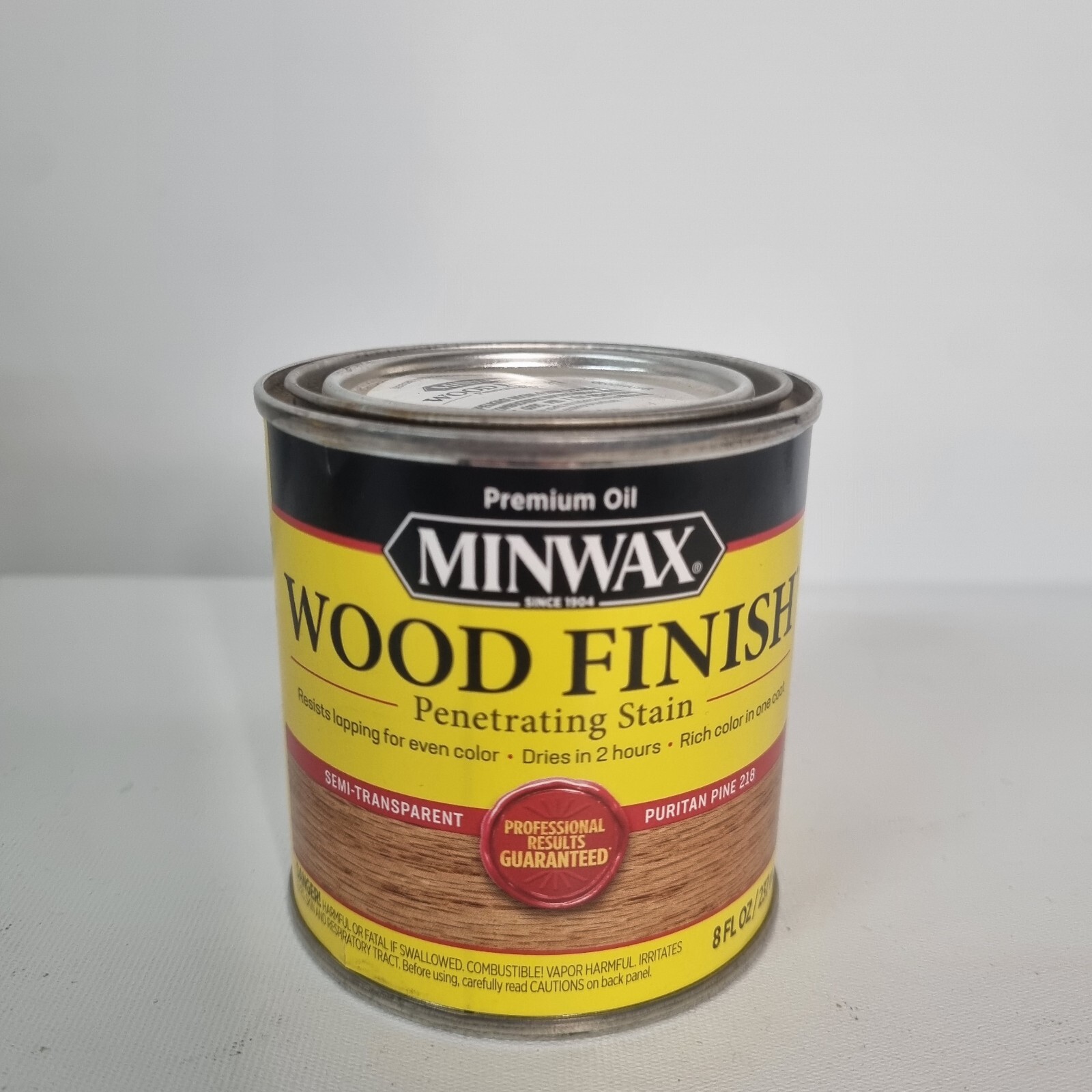 MINWAX 218 Puritan Pine Oil Based Wood Stain 1/2 Pt Small Can 8 Oz. New