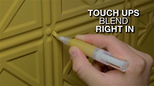 SLB002 Fillable Brush Pens for Interior Touch Ups to Drywall, Cabinets 5 Pack
