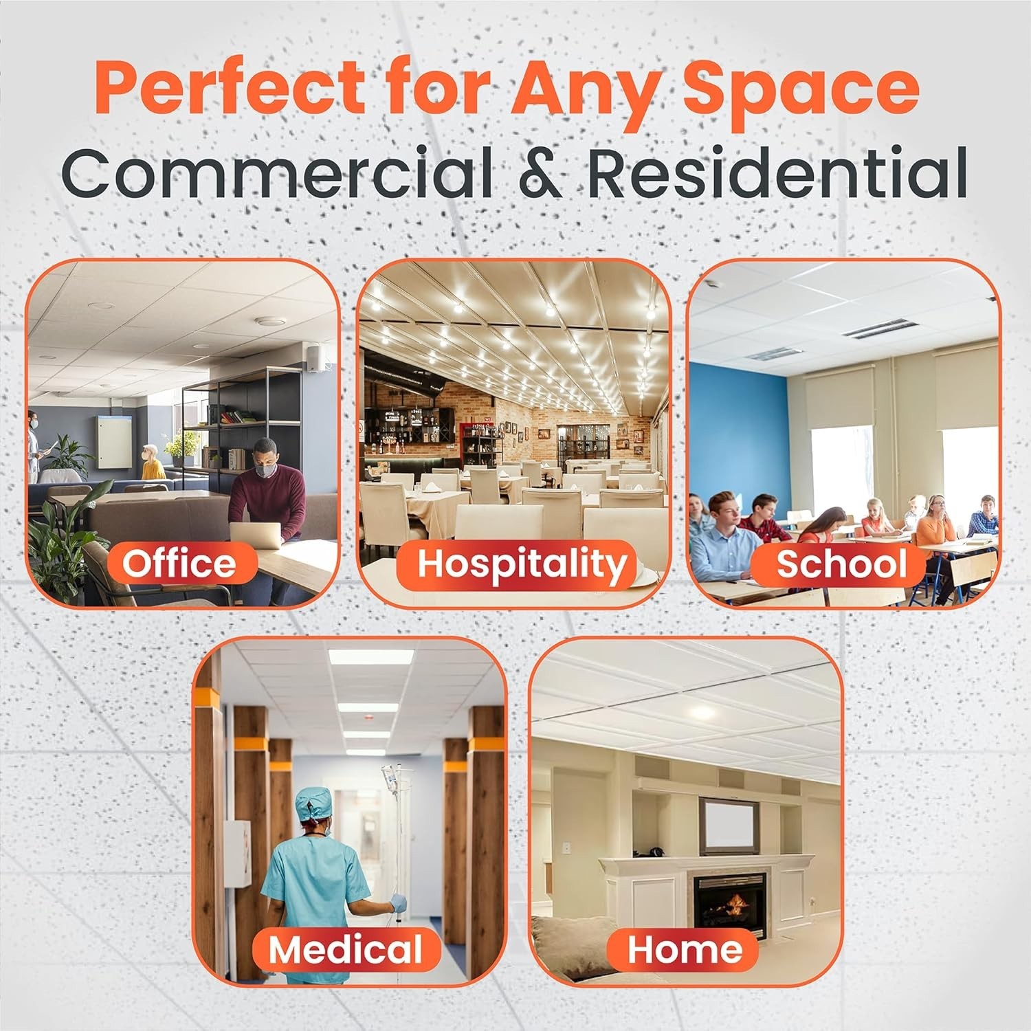 Renewal Solution: 15oz Ceiling Tile Spray Paint – Restore Without Replacement