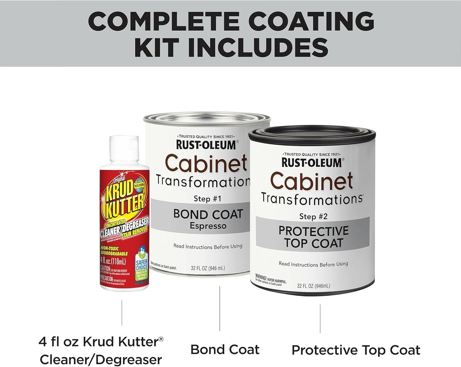 Rust-Oleum Cabinet Transformations Kit, Expresso, Satin – 392914