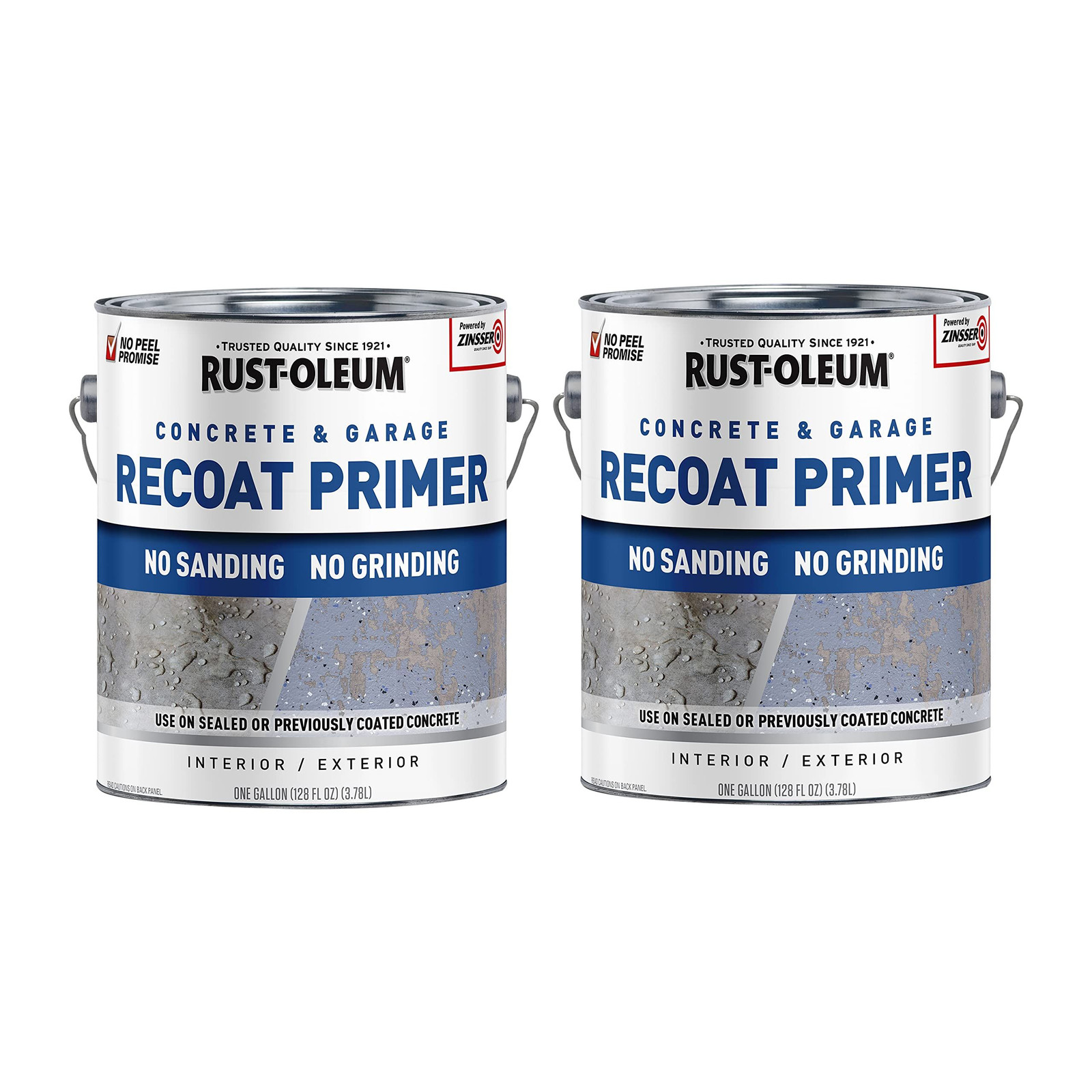Rust-Oleum 338806-2PK Concrete & Garage Floor 128 Fl Oz (Pack of 2), Gray