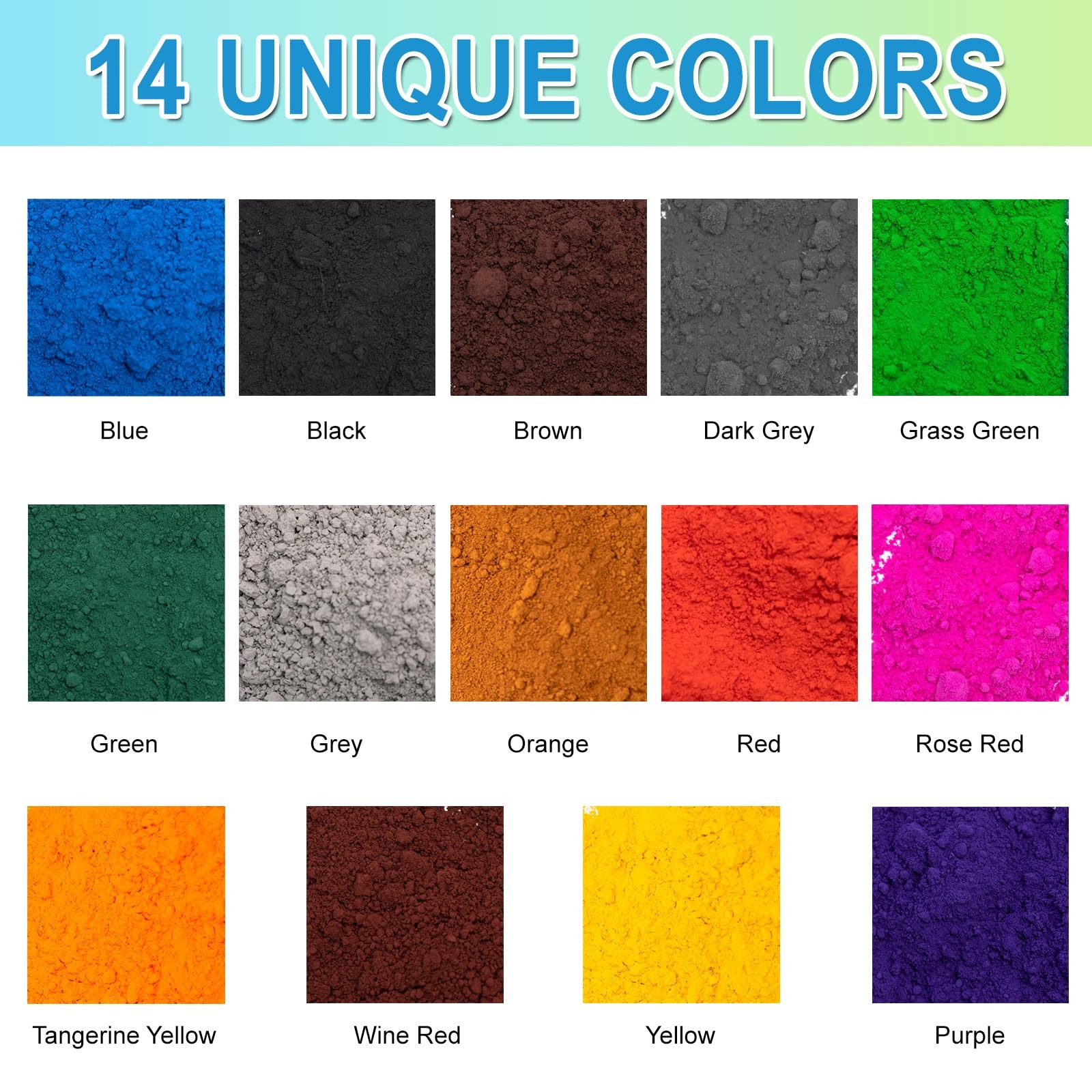 Concrete Pigment, Iron Oxide Pigment Powder, Cement Dye Color Pigment for Bri…