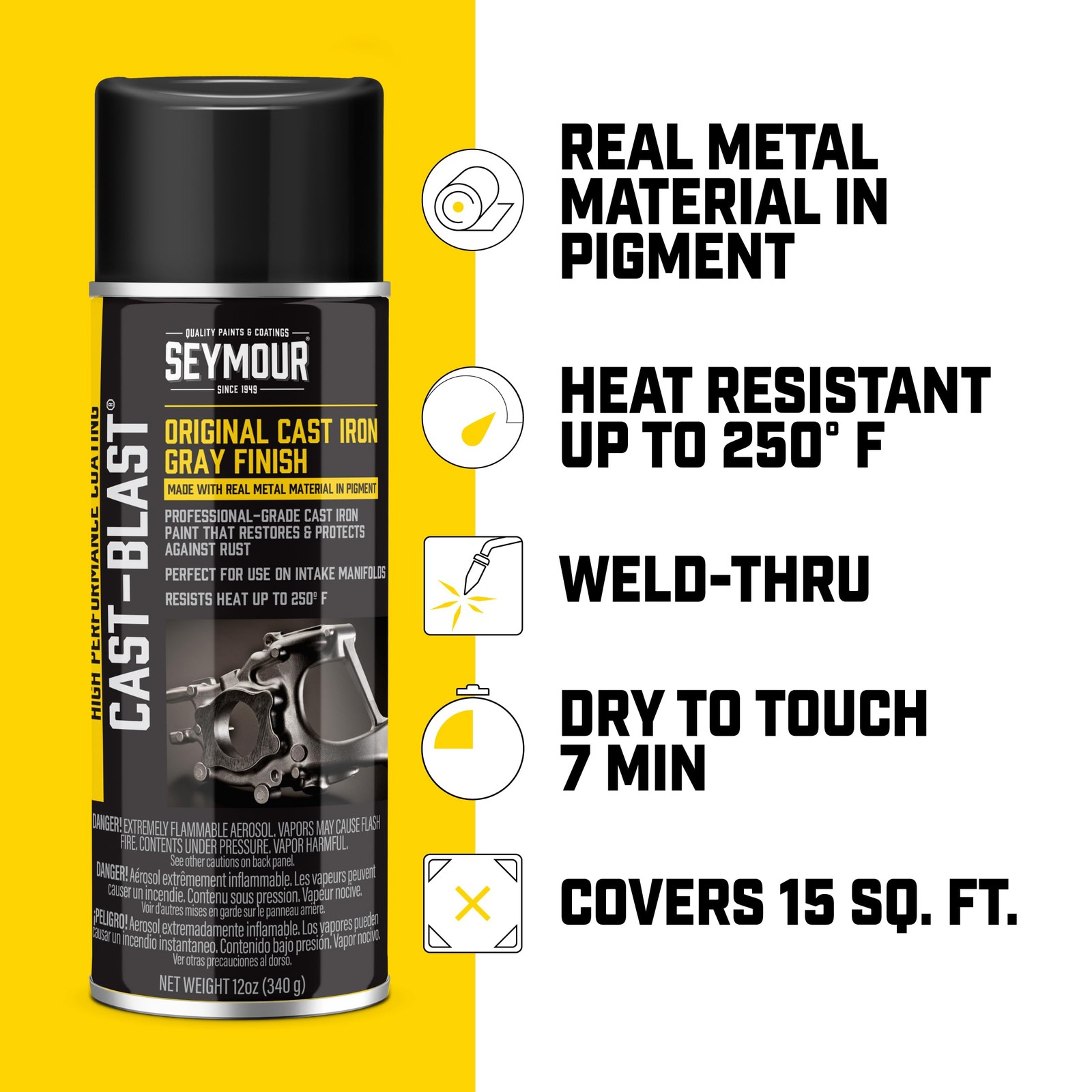 CA16-48 Cast Blast Spray Paint 12 Ounce (Pack of 1)