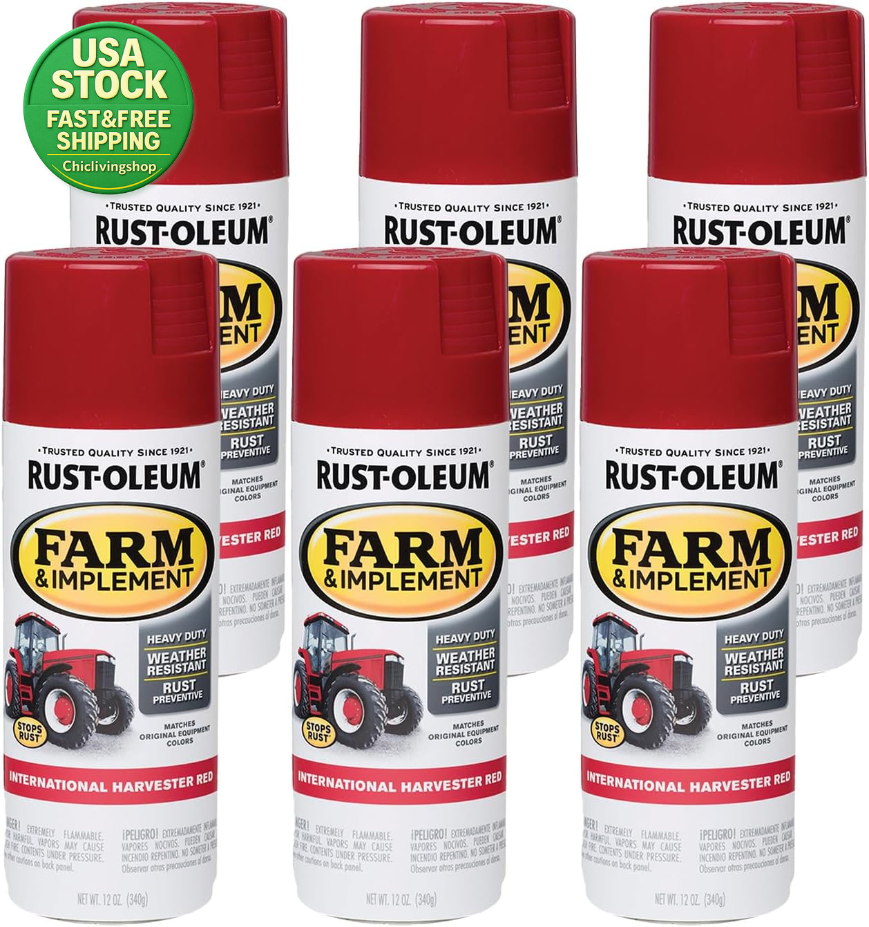 Specialty Farm Implement Spray Paint Gloss International Harvester