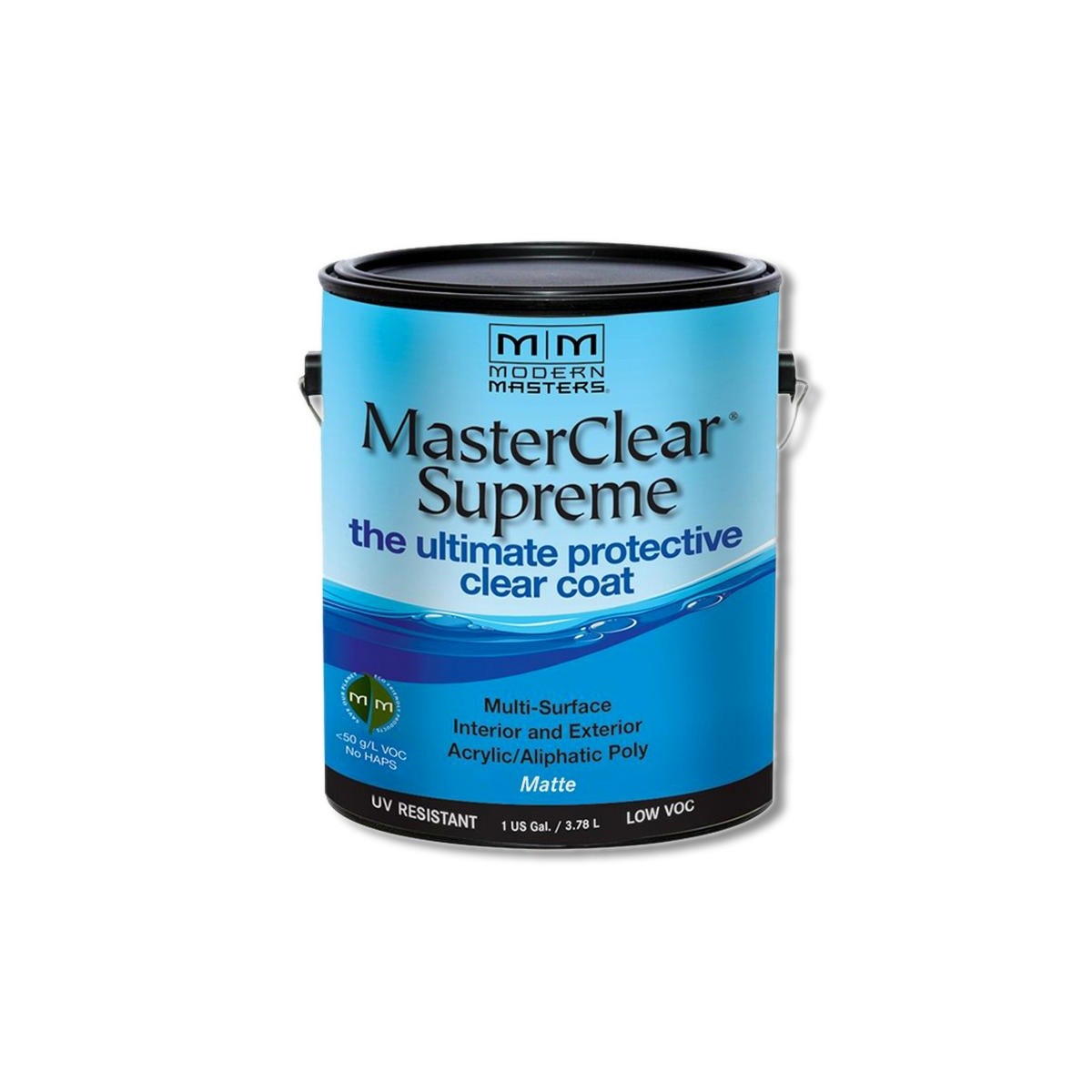 Modern Masters MasterClear Supreme Matte Clear Water-Based 1 gal MCS901GAL