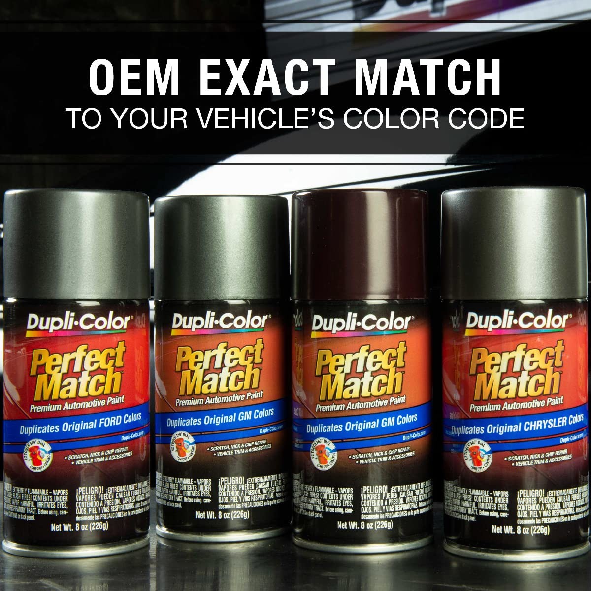 Honda Satin Silver Metallic Spray Paint – Perfect Match, 8 oz Aerosol