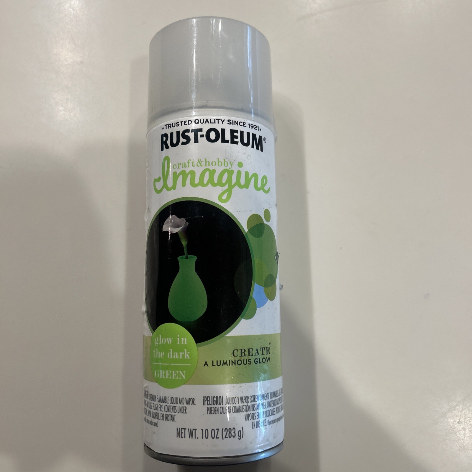 Glow in the Dark Green Rust-Oleum Imagine Craft & Hobby Spray Paint 10 oz can