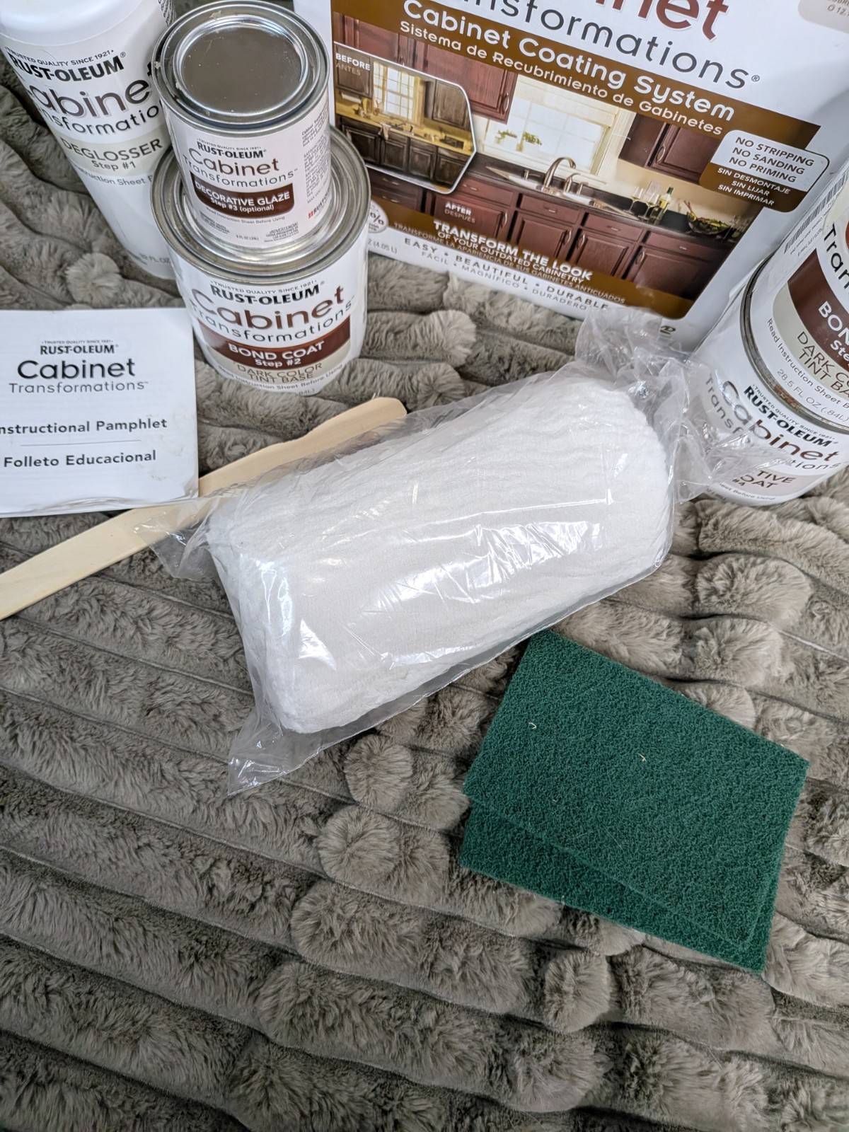 Cabinet Stain Kit DARK Rustic Rust-Oleum Transformations Coating Kit 258240