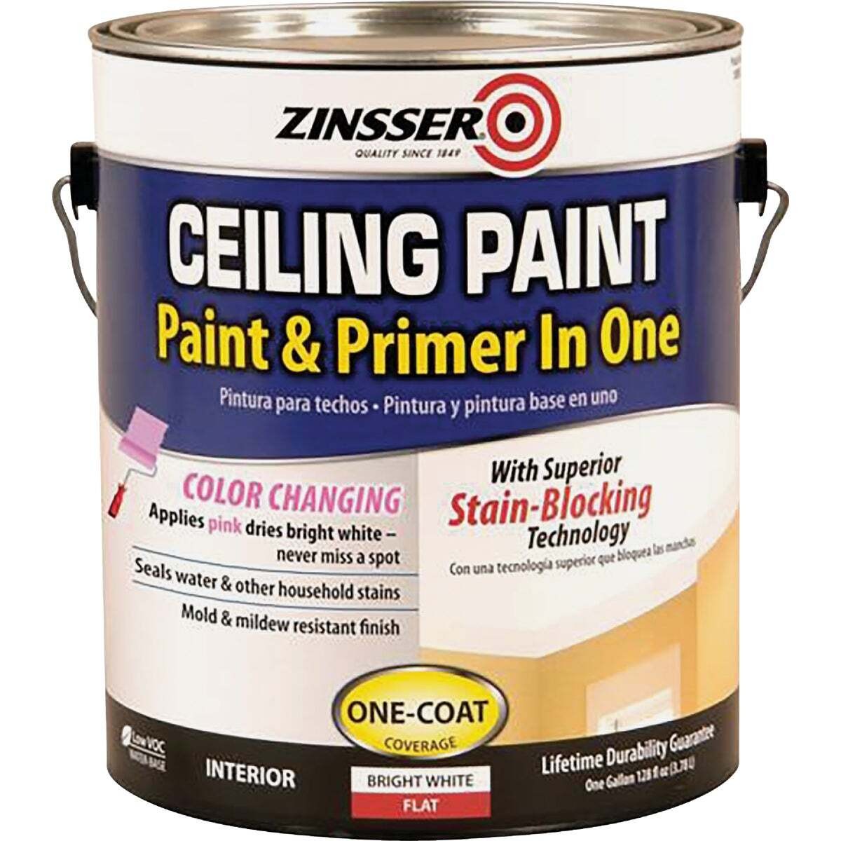 Zinsser 260967 Zinsser Ceiling Paint & Primer in One 1 GALLON Bright White