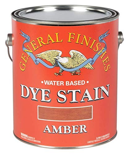 1 Gallon Amber Household Stain Ultra Penetrating Water Based Wood Stain