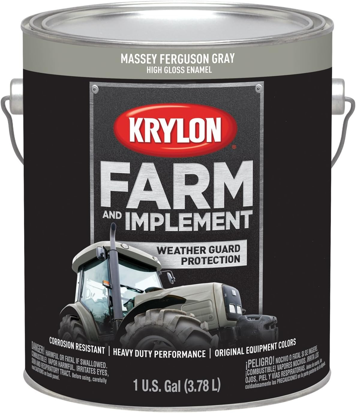 K01953000 Farm & Implement Spray Paint, High Gloss, Old Equipment Cat Yellow, 12