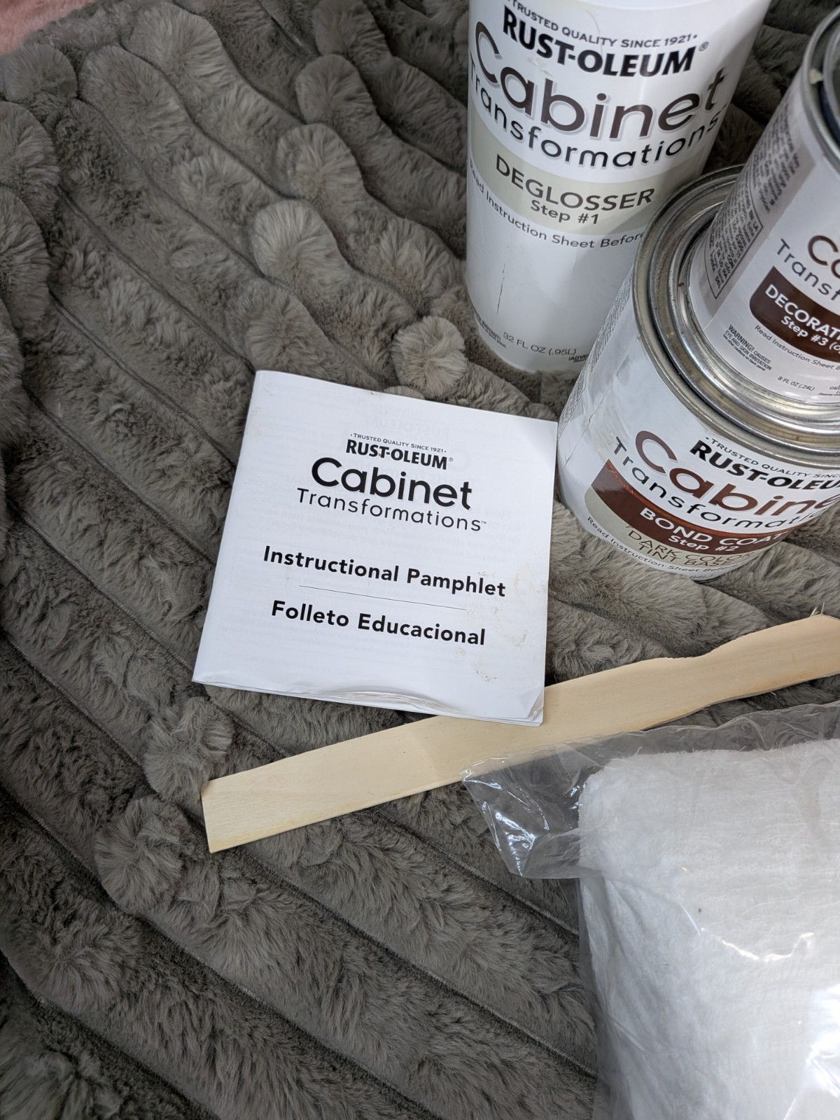 Cabinet Stain Kit DARK Rustic Rust-Oleum Transformations Coating Kit 258240