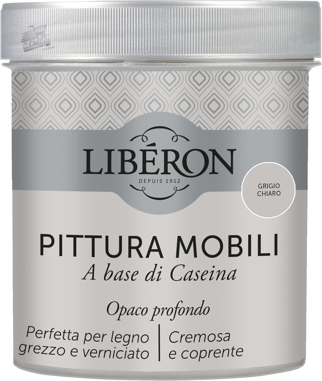 Light Grey Casein Furniture Paint 0.5L