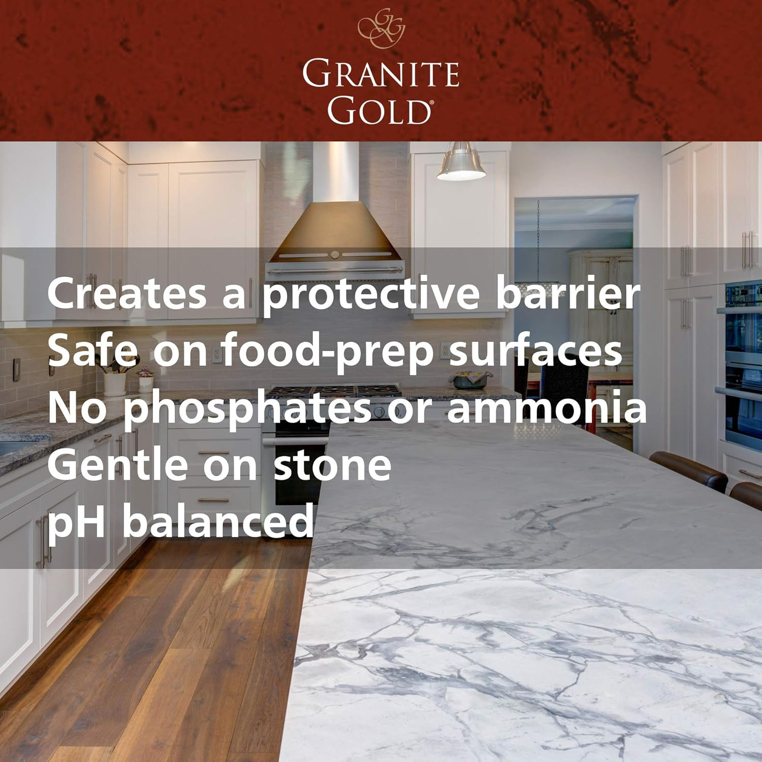 Water-Based Sealer Spray Protection for Granite, Marble, Travertine, Natural Sto