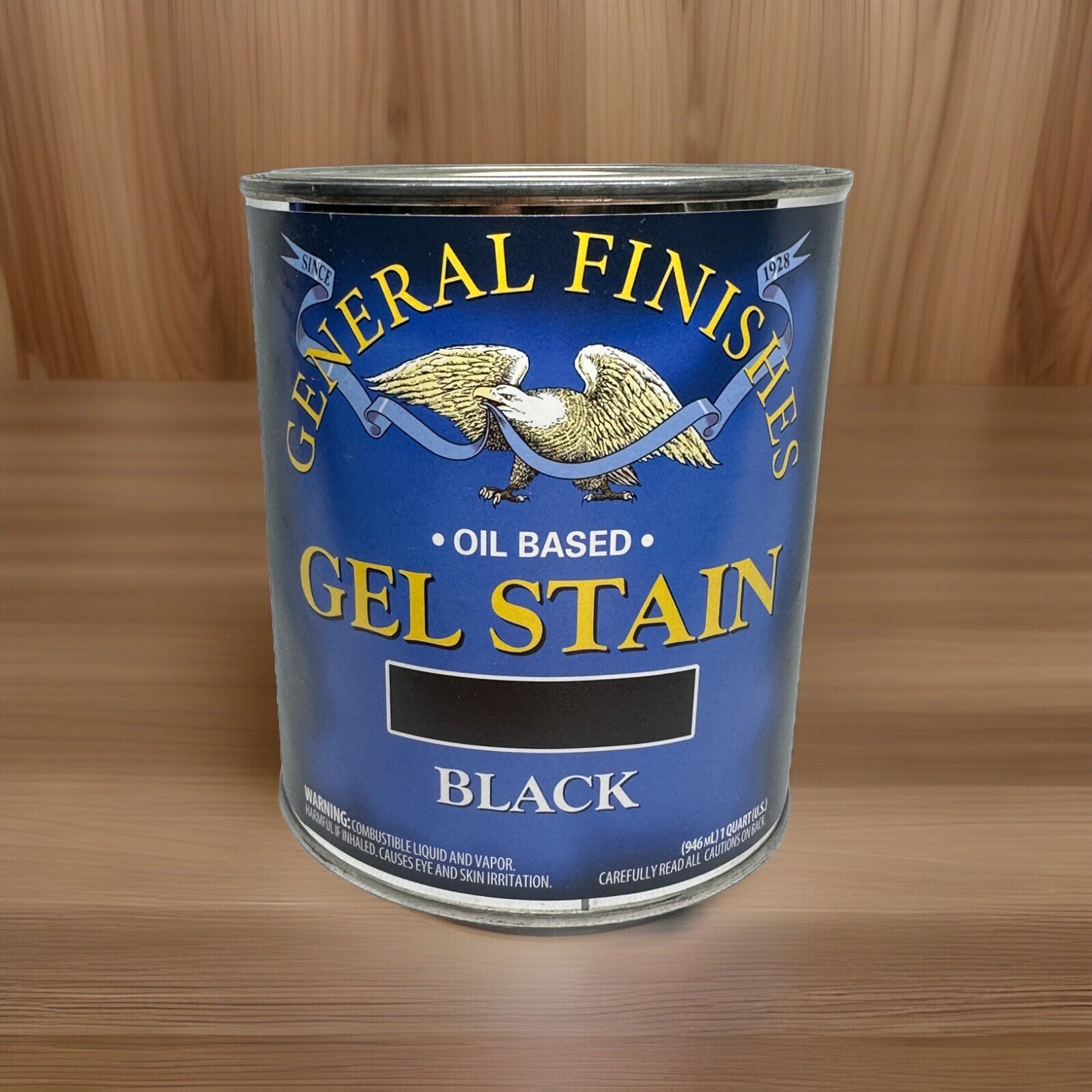 General Finishes Oil Based Gel Stain Black Quart
