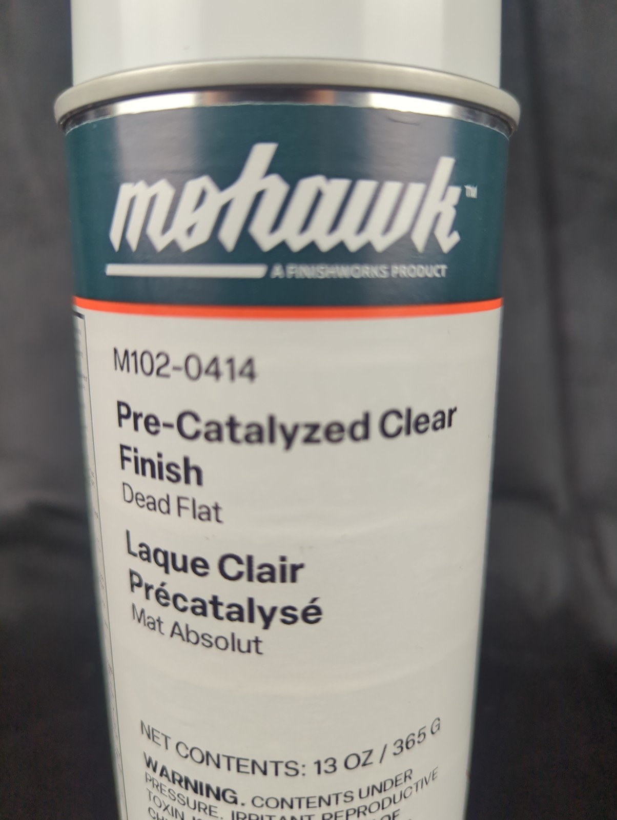 Mohawk M102-0414 Pre-Catalyzed Clear Finish Dead Flat 13 ounces