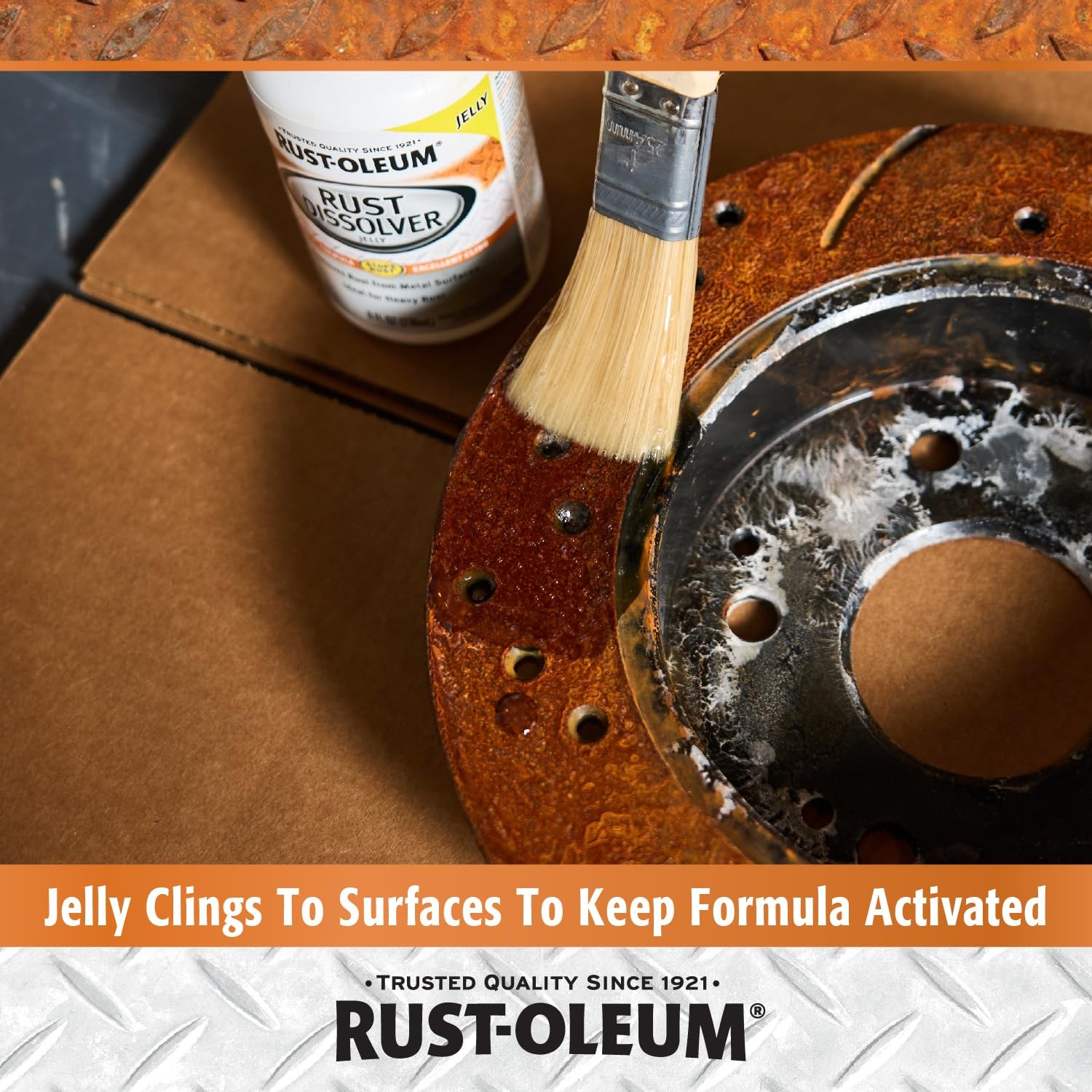 Rust Oleum Rust Dissolver Jelly 8 Fl Oz Pack Of 6 Removes Rust Fast Easy To Use