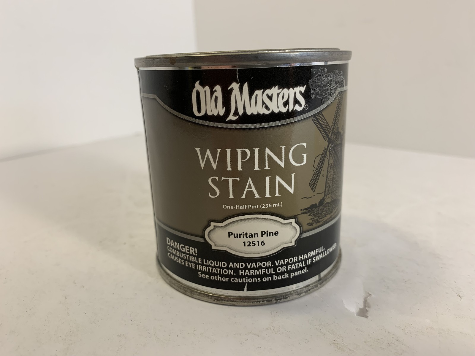 Old Masters Wiping Stain Puritan Pine 12516 One Half Pint Oil-Based Wood Finish