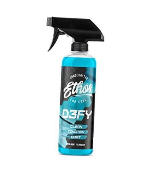 Ethos Defy – 3 in 1 Ceramic Coating – Waterless Car Wash 16 Fl Oz (Pack of 1)