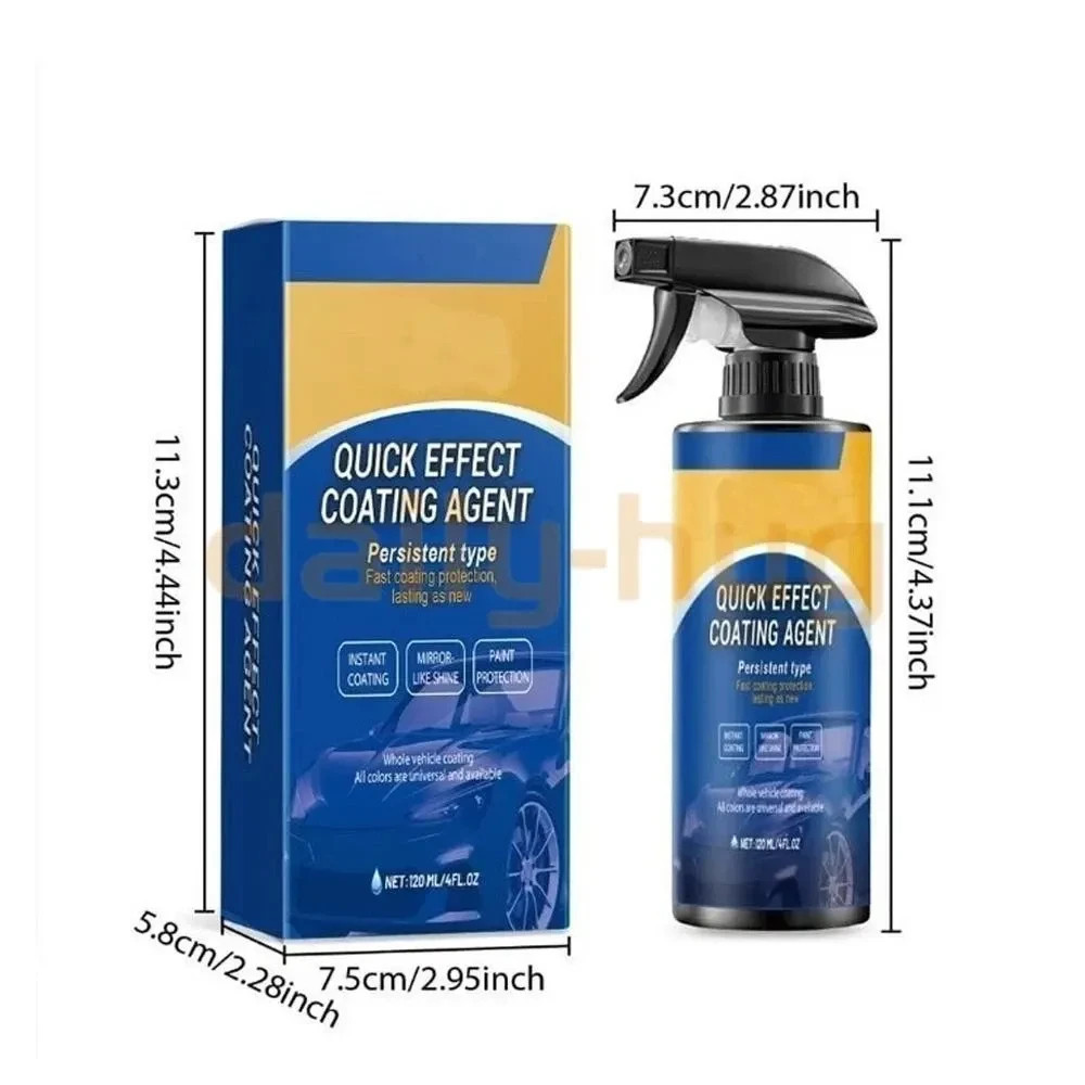 Car Quick Coating Spray, 2-Pack, Advanced Paint Protection, Vehicle Detailing Sh